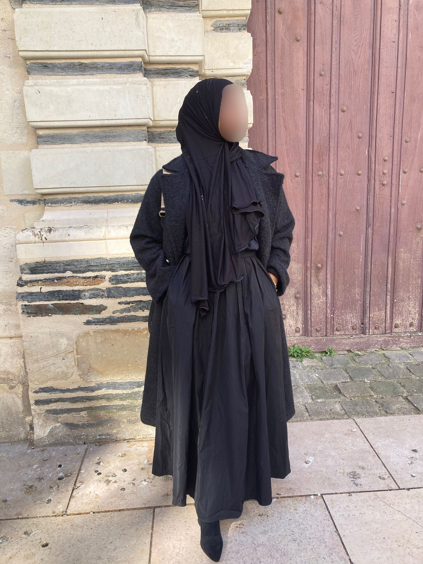 Longue jupe en coton